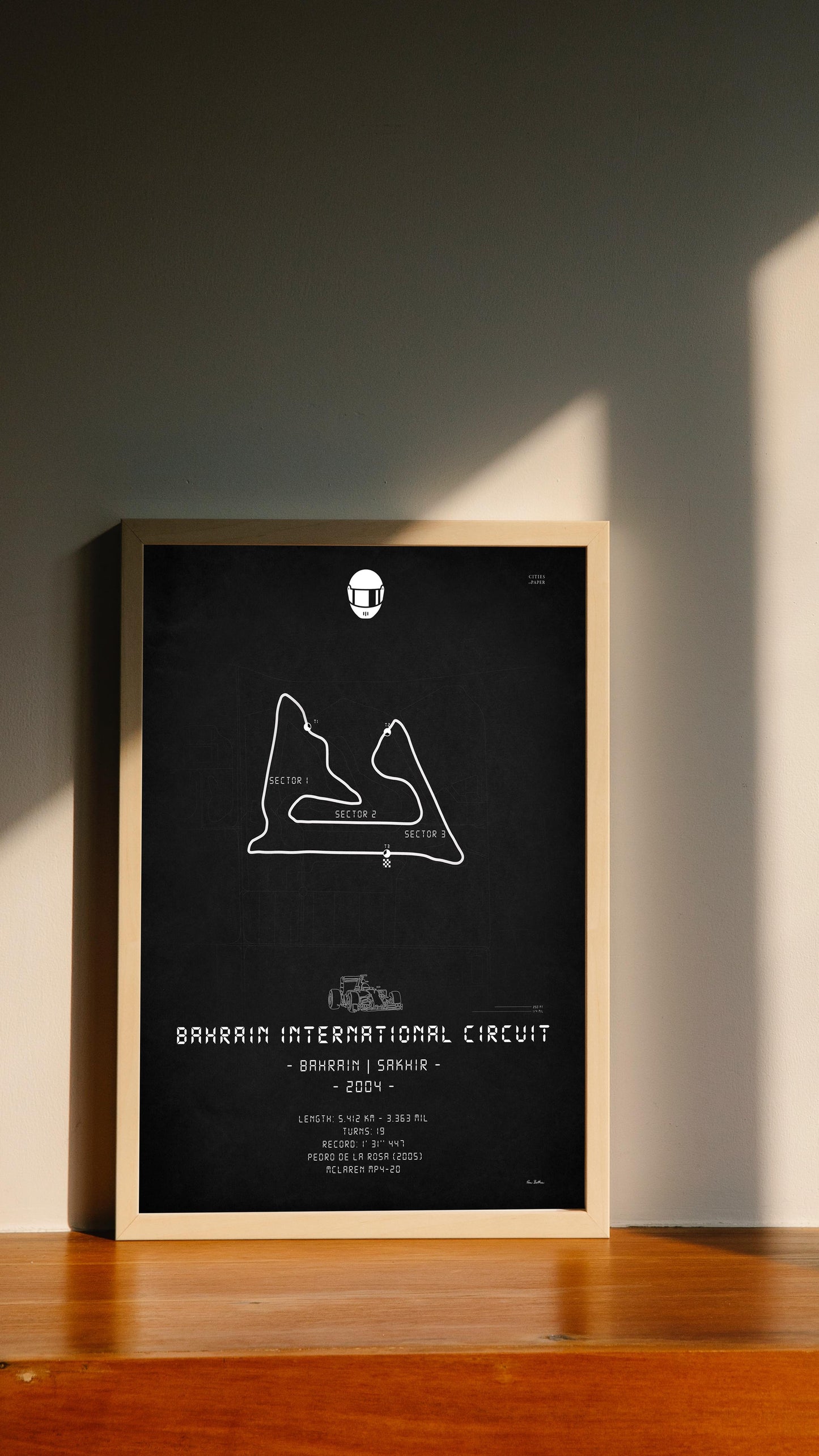 Artwork of Bahrain International Circuit