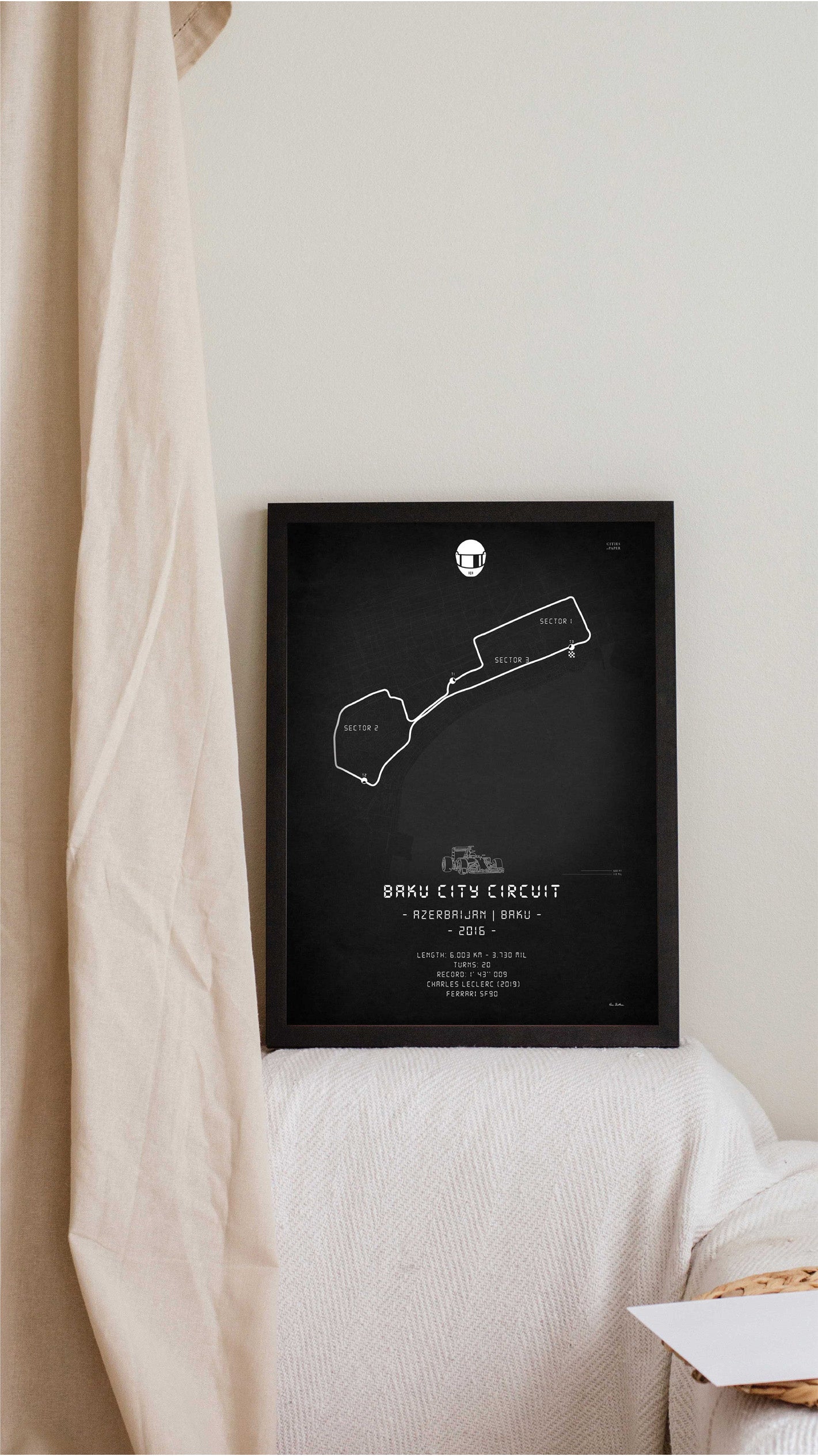 Artwork of Baku City Circuit