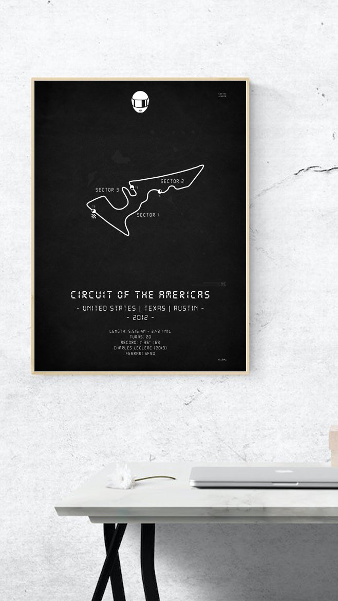 Ilustración del Circuito de las Américas