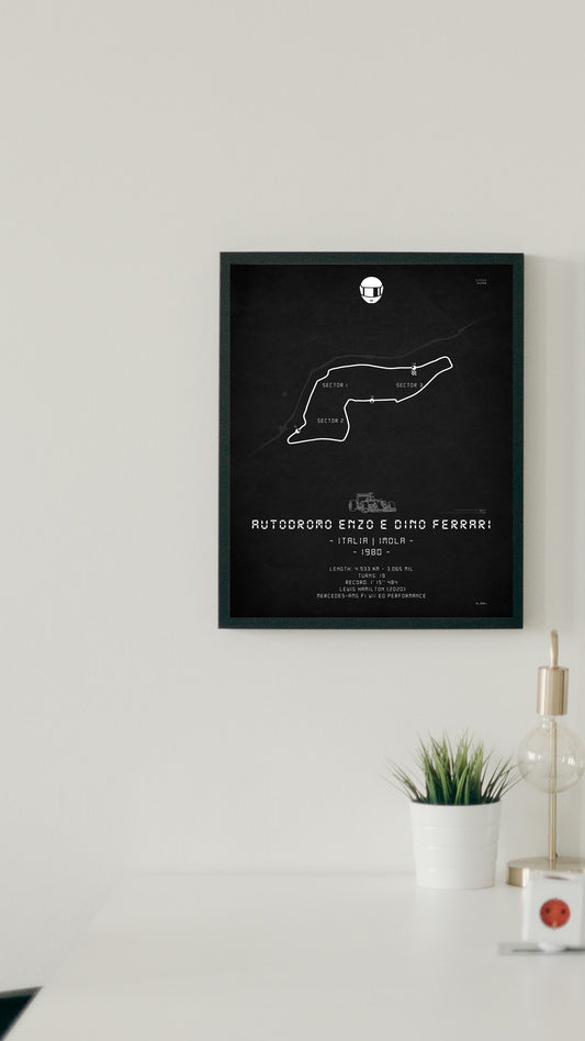 Artwork of Autodromo Enzo e Dino Ferrari