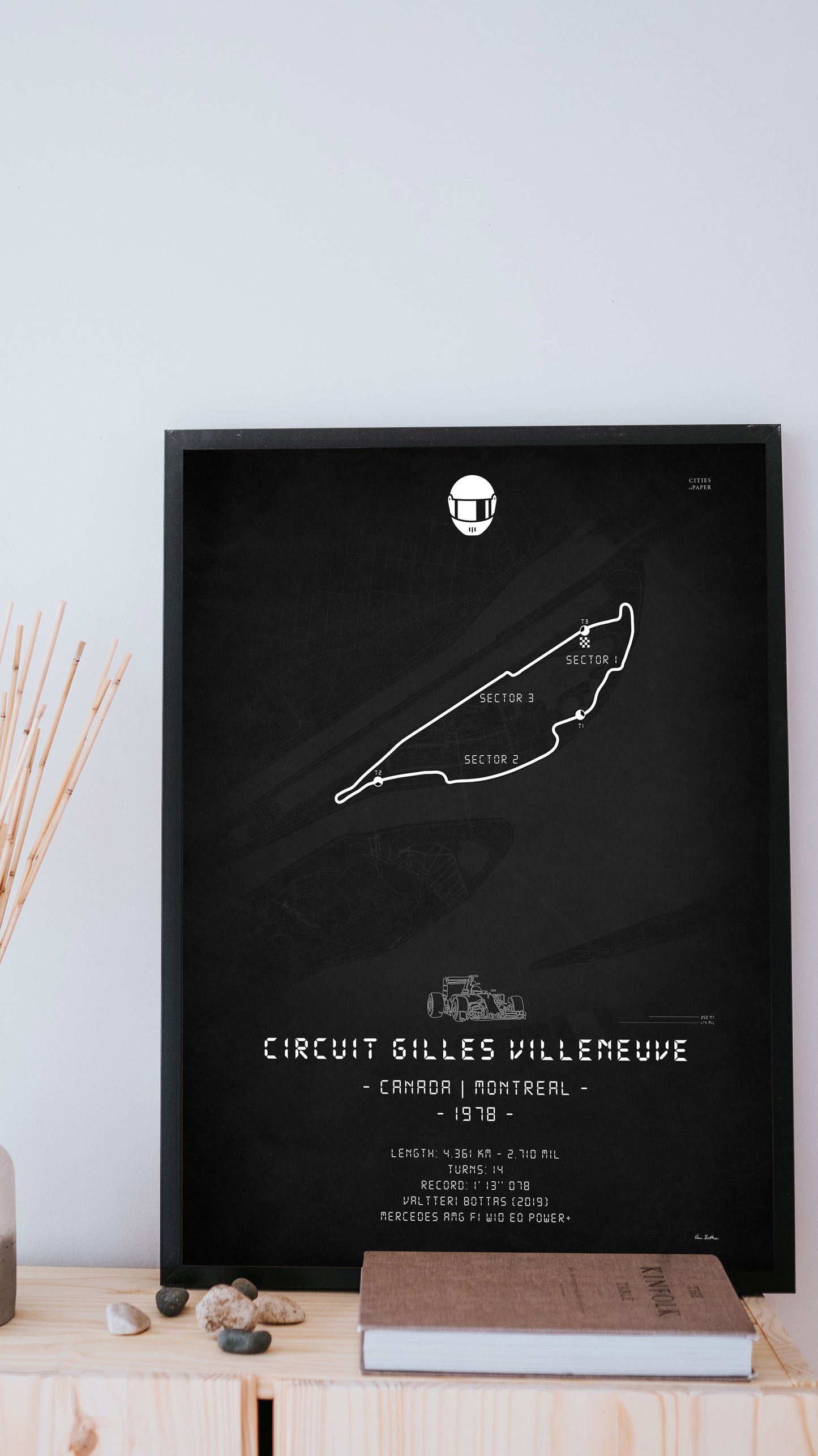 Artwork of Circuit Gilles Villeneuve